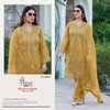 R 1242 By Shree Organza Embroidery Pakistani Readymade Suits Wholesale Market In Surat
